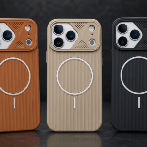Premium MagSafe Camera Protection Case for iPhone – Shockproof Ribbed Protective Cover