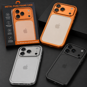 Metal Pure Frame Converter Case for iPhone 16 to iPhone 17 Pro Look