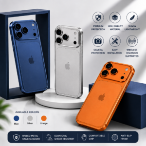 Metal Converter Case for iPhone 13 Pro to iPhone 17 Series – Premium Camera Protection Cover